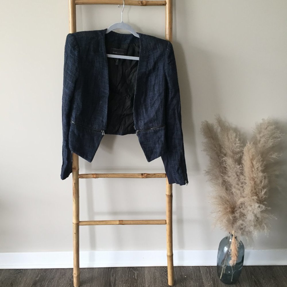 BCBG MAXAZRIA Dark Blue Jacket